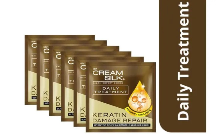 Travel sachet Cream Silk Treatment Keratin Damage Repair | 18ml 6pcs