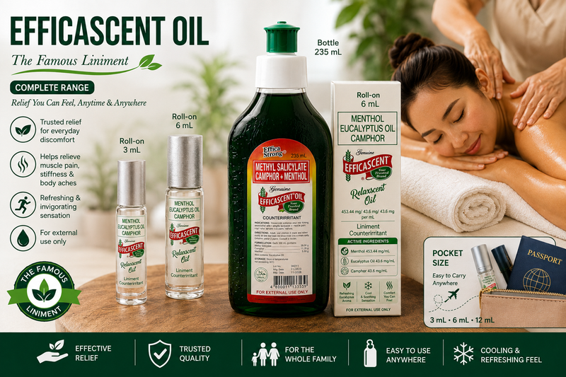 How to Use Efficascent Oil for Muscle Pain Relief