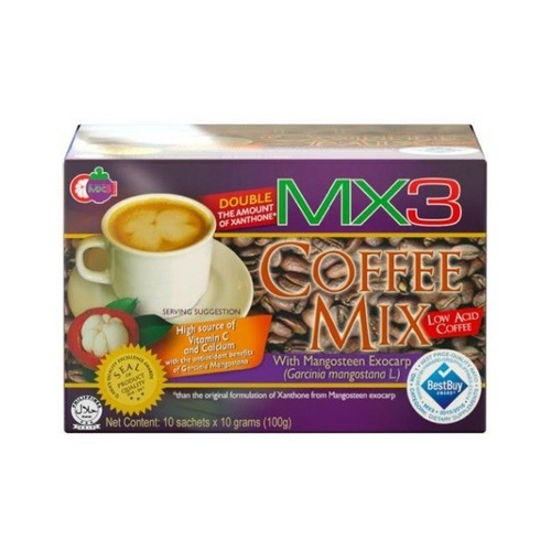 MX3 Coffee Mix Low Acid Coffee with Mangosteen Exocarp