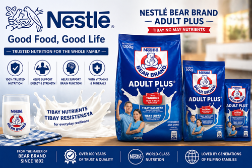 Nestlé Bear Brand Adult Plus Powdered Milk Drink – 1200g