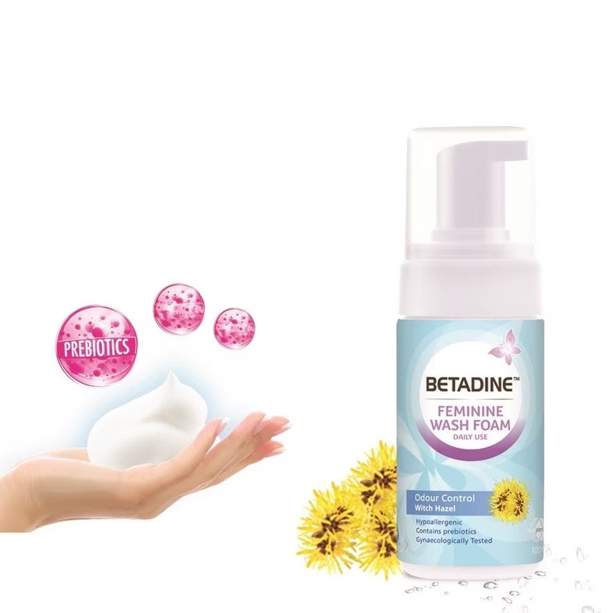 New BETADINE Feminine Foam Wash 100ml