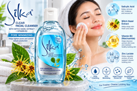 Silka Clear Facial Cleanser with Salicylic Acid & Witch Hazel – 150 mL