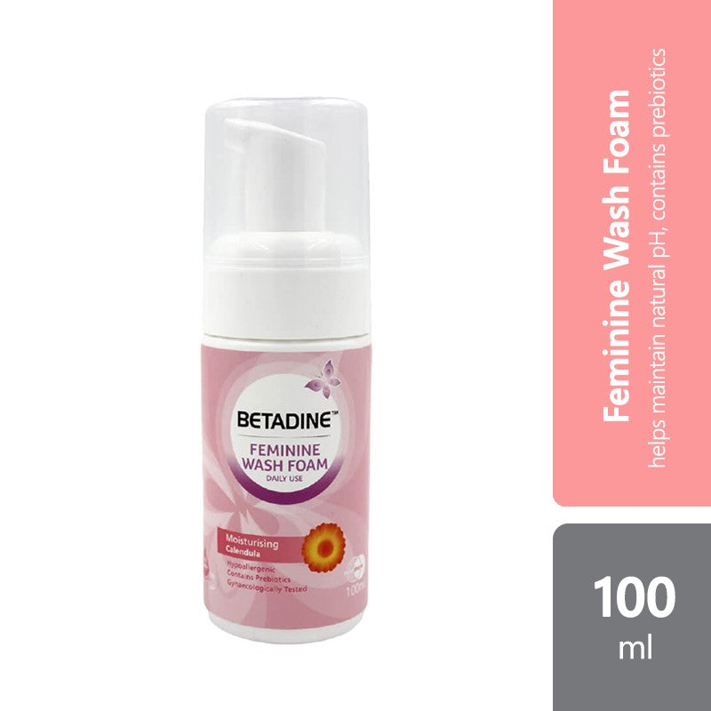 New Betadine Feminine Wash Moist Calendula 100ml