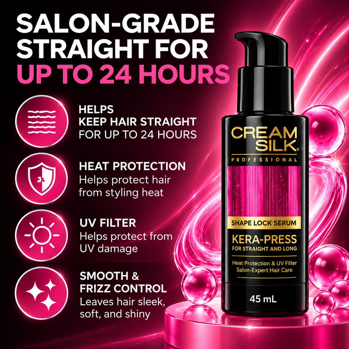 Cream Silk Professional Shape Lock Serum Kera-Press 45 mL