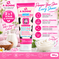 A Bonne’ Spa Milk Salt Plus Creamy Yogurt Body Scrub – 350 g