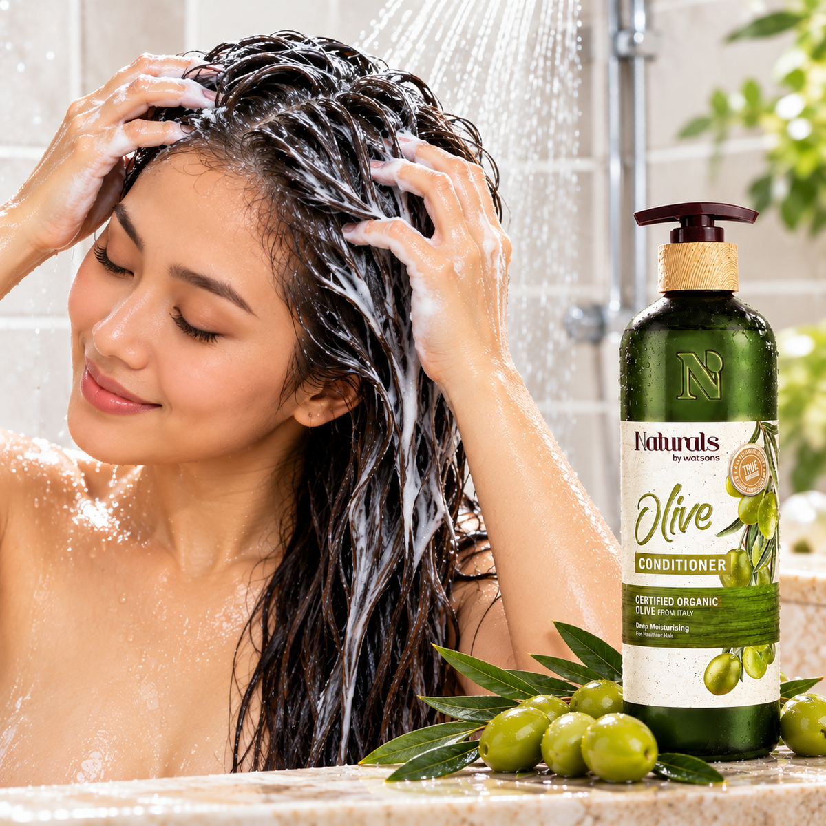 Natural by Watsons Olive Conditioner, 490 mL