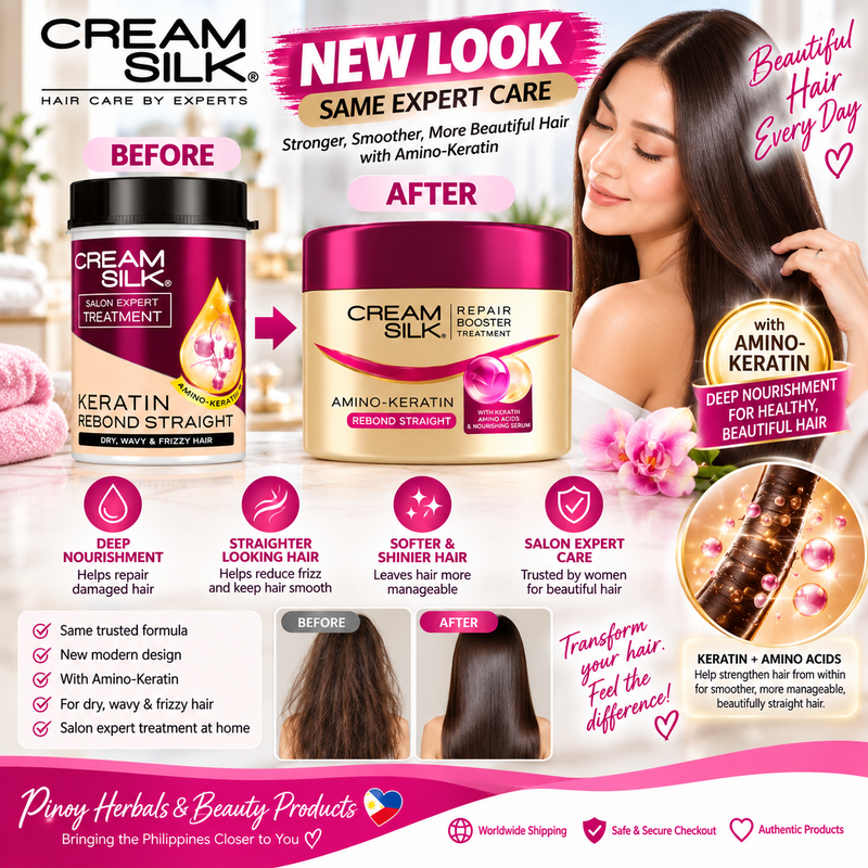 Soin CREAMSILK Keratin Re-bond Straight 650ML