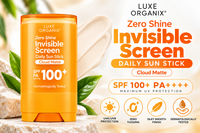 Luxe Organix Zero Shine Invisible Screen Daily Sun Stick Cloud Matte SPF 100+ PA++++