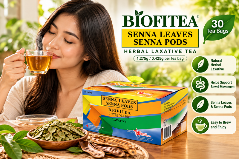 Biofitea-Senna-Herbal-Tea-30-Tea-Bags-Woman-Drinking