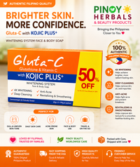 Gluta-C Kojic Plus Face & Body Soap – 3 Bars (180g Total)