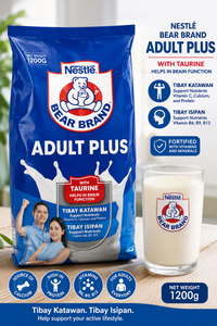 Nestlé Bear Brand Adult Plus Fortified Powdered Milk Drink 1.2kg