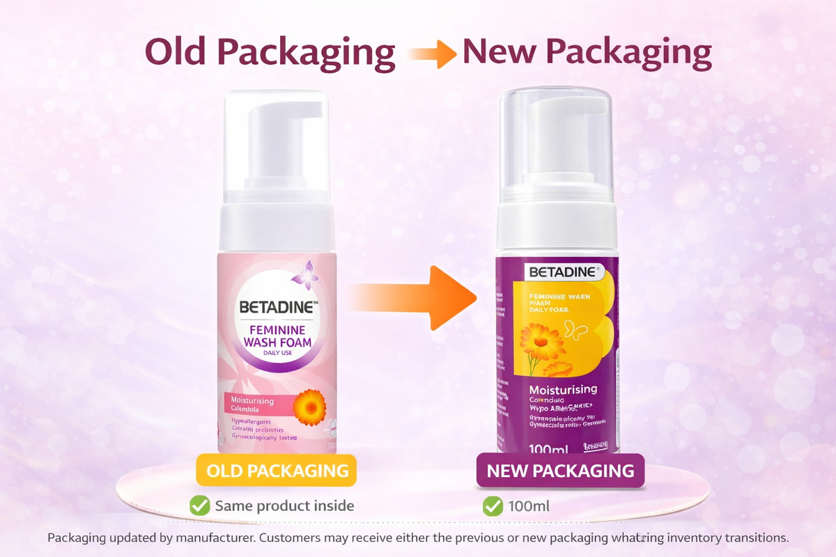 New Betadine Feminine Wash Moist Calendula 100ml