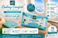 PH Care Cooling Comfort Daily Feminine Wipes – 10 Sheets