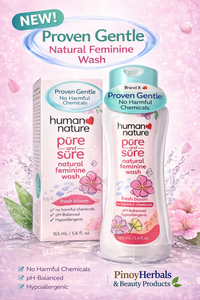 Human Nature Natural Feminine Wash – pH Balanced Cooling Feminine Wash (165 mL)