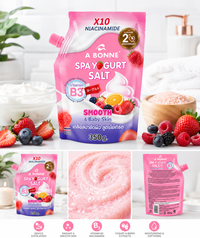 A Bonne Spa Yogurt Salt Smooth & Baby Skin Body Scrub Refill 350g