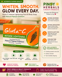 Gluta-C Papaya Exfoliating Face & Body Soap – 120g