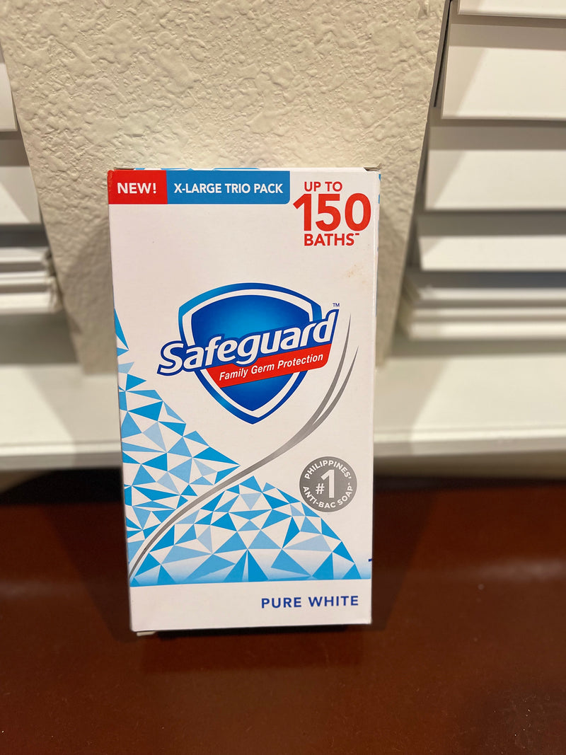 Safeguard Pure White Bar Soap X-Large Trio Pack