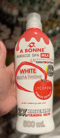 A BONNE Miracle Spa Milk Uv Whitening Lotion Nano White Glutathione Kojic