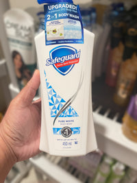 SAFEGUARD Pure White 2 in 1 Body Wash 450 ml