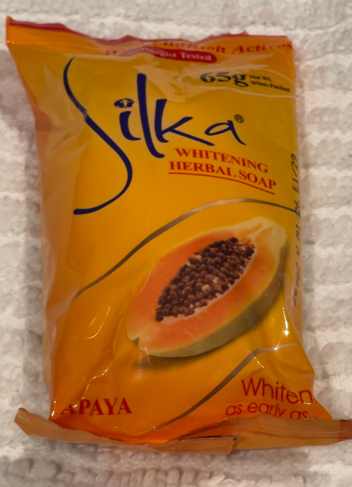 Silka Papaya Herbal Soap 65g
