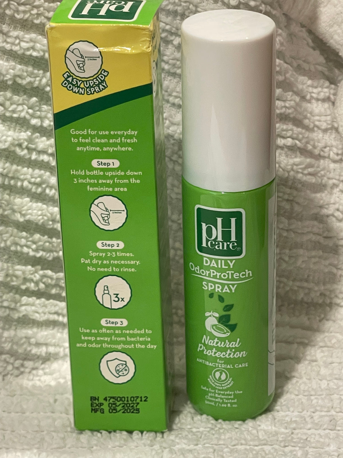 pH Care Daily OdorProTech Spray Natural Protection 50mL