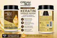 Cream Silk Keratin Damage Repair Treatment 650ml