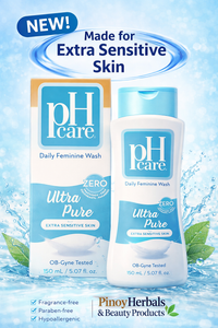 pH Care Ultra Pure Daily Feminine Wash Extra Sensitive Skin 150ml Filipino Feminine Hygiene Product