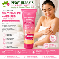COMING SOON – Luxe Organix Niacinamide + Arbutin Healthy Light Serum Lotion 250 mL