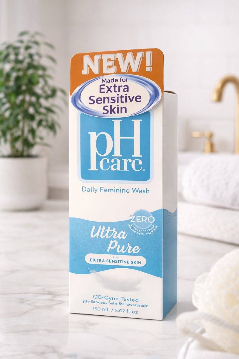pH Care Ultra Pure Daily Feminine Wash – Extra Sensitive Skin (150 mL)