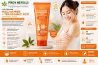 COMING SOON – Luxe Organix Niacinamide + Tranexamic Acid Youthful Glow Serum Lotion SPF 50+ 250 mL