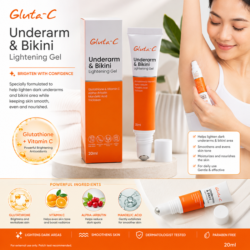 Gluta-C Underarm & Bikini Lightening Gel 20 mL / coming soon