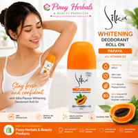 Silka Papaya Deodorant Roll-On 40ml – Fresh Underarm Care