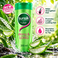 SUNSILK Strong & Long Shampoo, 350 mL