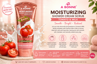 A Bonne Moisturizing Shower Cream Scrub Tomato & Milk 350g