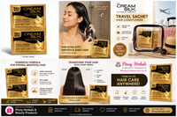 Cream Silk Triple Keratin Collagen Serum Conditioner Travel Sachets 13ml (Pack of 6)