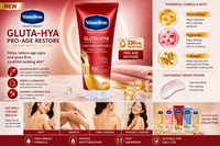 Vaseline Gluta-Hya Pro-Age Restore Lotion 330 mL//coming soon