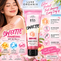 Luxe Organix Kiss My Body Sweetie Perfume Lotion SPF 50 PA+++