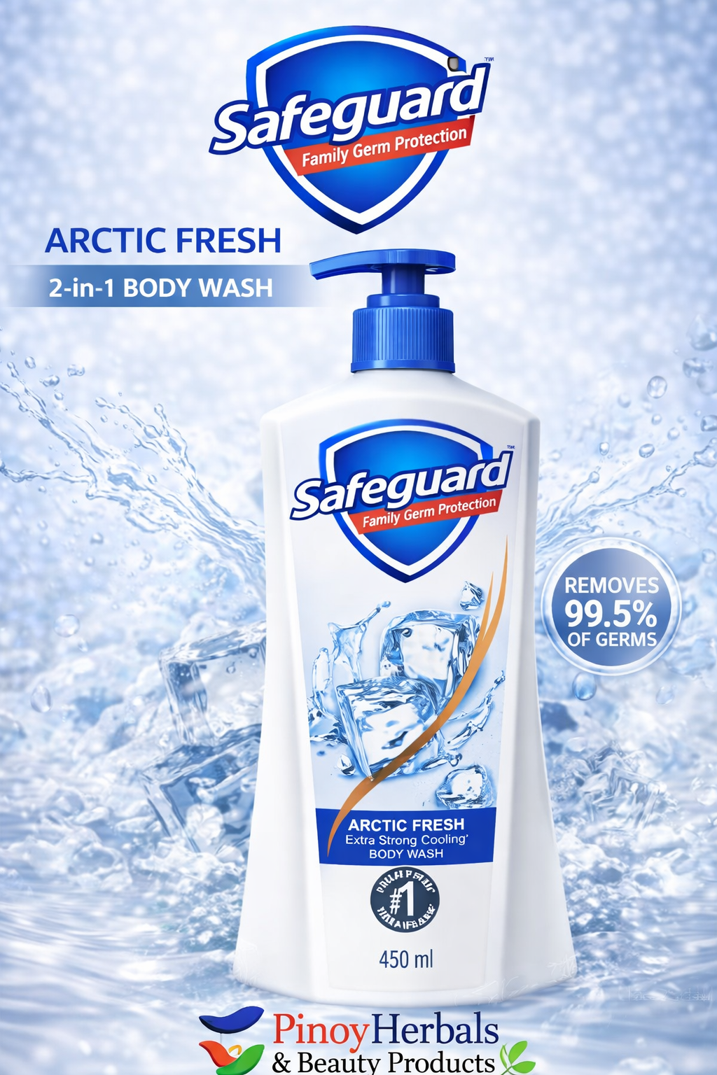 Safeguard body wash Arctic Fresh 450 ml