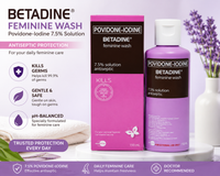 Betadine Feminine Wash 100 mL | Povidone-Iodine Intimate Wash