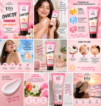Luxe Organix Kiss My Body Sweetie Perfume Lotion SPF 50 PA+++