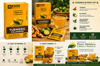 Evina Naturals Turmeric Kalamansi Instant Herbal Tea – 20 Sachets (200g)