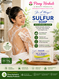 Dr. Wong’s Sulfur Soap with Aloe Vera – Gentle Cleansing Bar (135g)