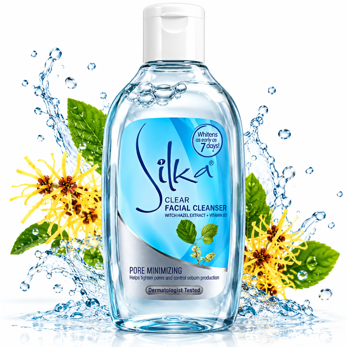 Silka Clear Facial Cleanser with Salicylic Acid & Witch Hazel – 150 mL