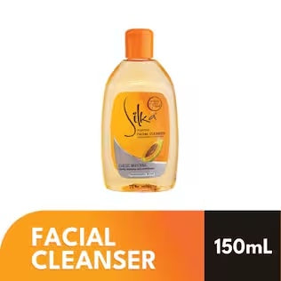 Silka Papaya Facial Cleanser with Papaya Extract & Niacinamide – 150 mL