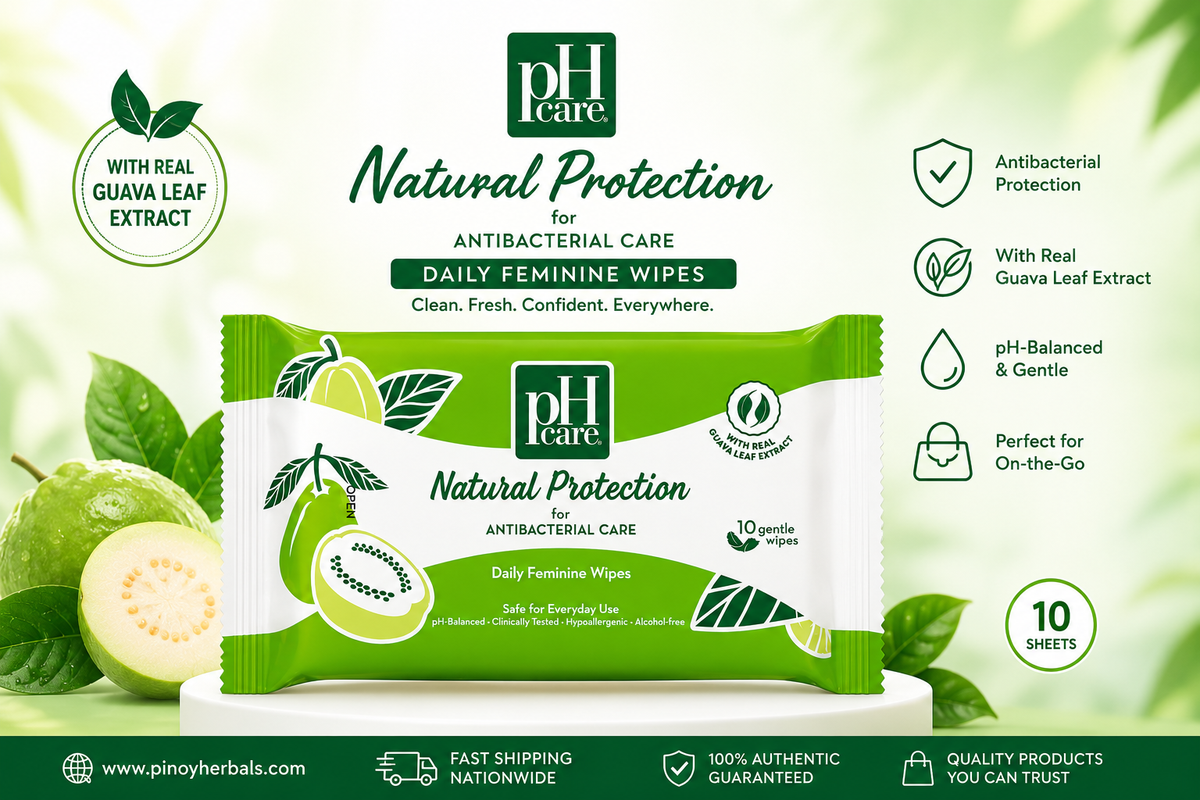 PH Care Natural Protection Feminine Wipes – 10 Sheets