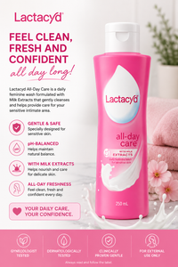 Lactacyd All-Day Care Feminine Wash 250ml – Fresh & Protected All Day