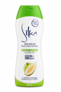 SILKA Premium Green Papaya Lotion with Olive Oil – 200ml