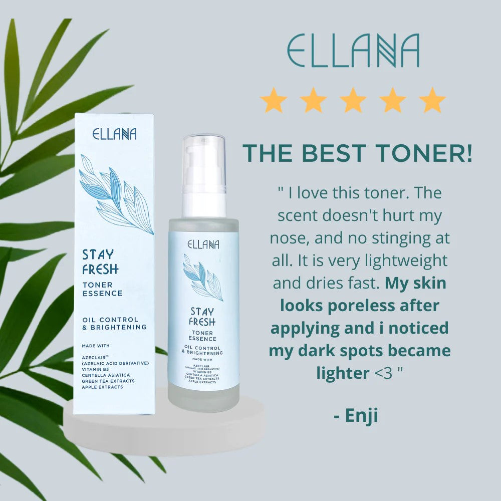 New ELLANA Stay Fresh Toner Essence | Controls Oil and Brightens