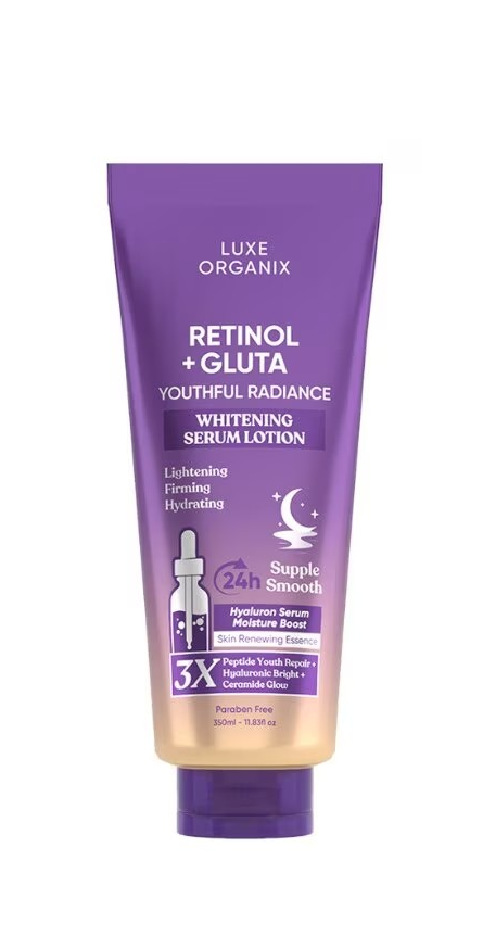 LUXE ORGANIX Retinol + Gluta Whitening Serum Lotion