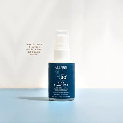 New ELLANA SPF 30 Stay Flawless Maclura Leaf Oil Control Primer 30ml